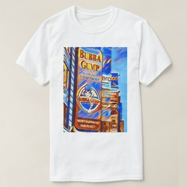 The Bubba Gump Shrimp Company sign T-Shirt (Design Front)