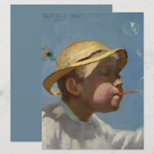 The Bubble Boy (by Paul Peel) Card
