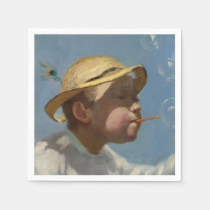 The Bubble Boy (by Paul Peel) Napkin
