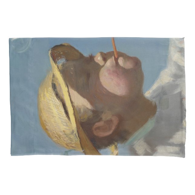 The Bubble Boy (by Paul Peel) Pillowcase (Front-Left)