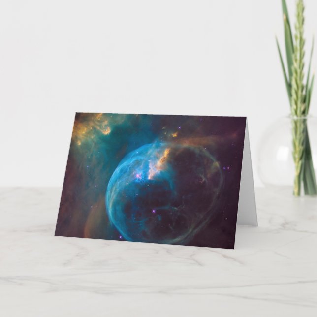 The Bubble Nebula, Ngc 7635. Card (Front)