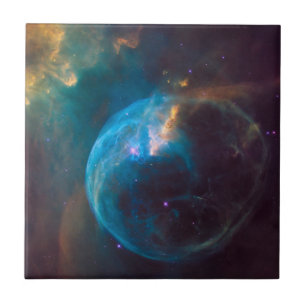 The Bubble Nebula, Ngc 7635. Ceramic Tile