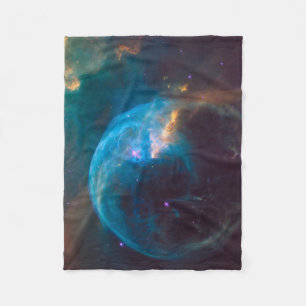 The Bubble Nebula, Ngc 7635. Fleece Blanket