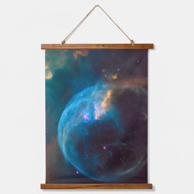 The Bubble Nebula, Ngc 7635. Hanging Tapestry (Front)
