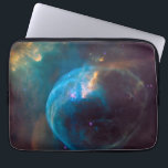 The Bubble Nebula, Ngc 7635. Laptop Sleeve<br><div class="desc">The Bubble Nebula, NGC 7635. The seething star forming this nebula is 45 times more massive than our sun. Gas on the star gets so hot that it escapes away into space as a stellar wind moving at over 4 million miles per hour. This outflow sweeps up the cold, interstellar...</div>