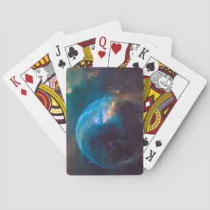 The Bubble Nebula, Ngc 7635. Playing Cards