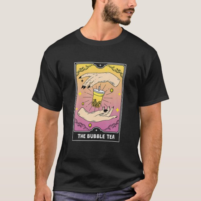 The Bubble Tea Tarot Card T-Shirt (Front)