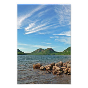 The Bubbles and Jordan Pond, Maine Photo Print