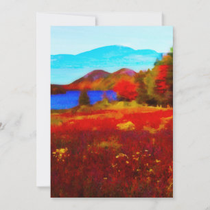 THE BUBBLES OF ACADIA NATIONAL PARK THANK YOU CARD