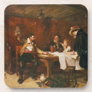 The Buccaneer's Story (oil on canvas) Coaster
