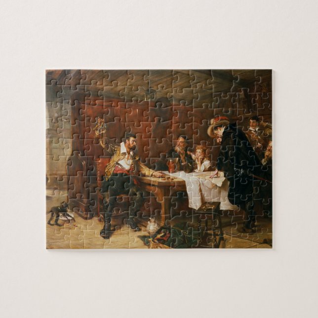 The Buccaneer's Story (oil on canvas) Jigsaw Puzzle (Horizontal)