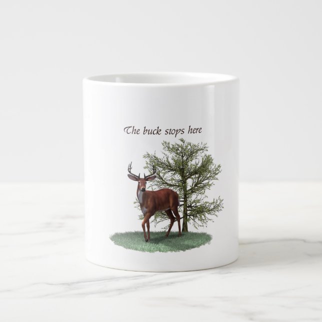 The buck stops here mug (Front)