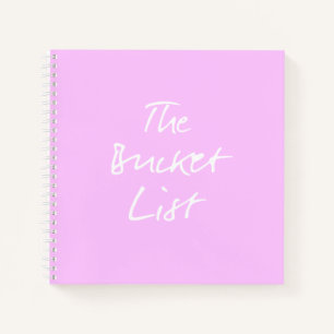 The Bucket List Book Journal