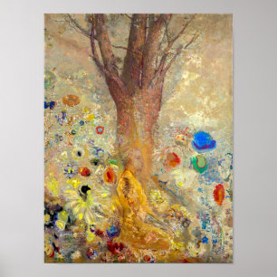 The Buddha   Odilon Redon   Poster