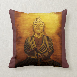 "The Buddha" original image of Eva Borowski Cushion