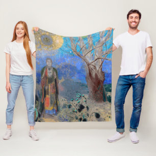 The Buddha, Redon Fleece Blanket