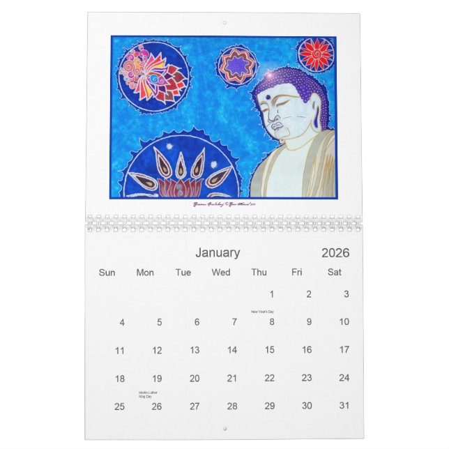 The Buddhas 2011 Calendar (Jan 2026)