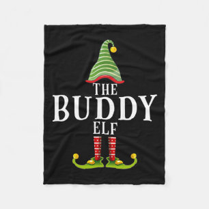 The Buddy Elf Funny Matching Pajama Xmas  Fleece Blanket
