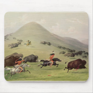 The Buffalo Hunt, c.1832 Mouse Pad