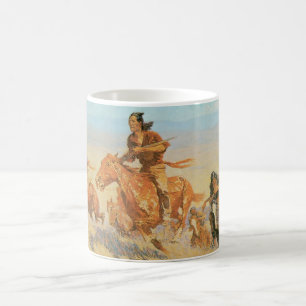 The Buffalo Runners, Big Horn Basin by Remington Coffee Mug