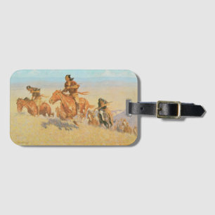 The Buffalo Runners, Big Horn Basin by Remington Luggage Tag