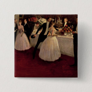 The Buffet, 1884 15 Cm Square Badge