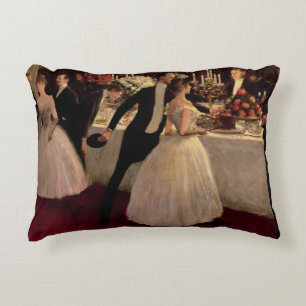 The Buffet, 1884 Decorative Cushion