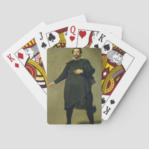 The Buffoon, Pablo de Valladolid, c.1635 (oil on c Playing Cards