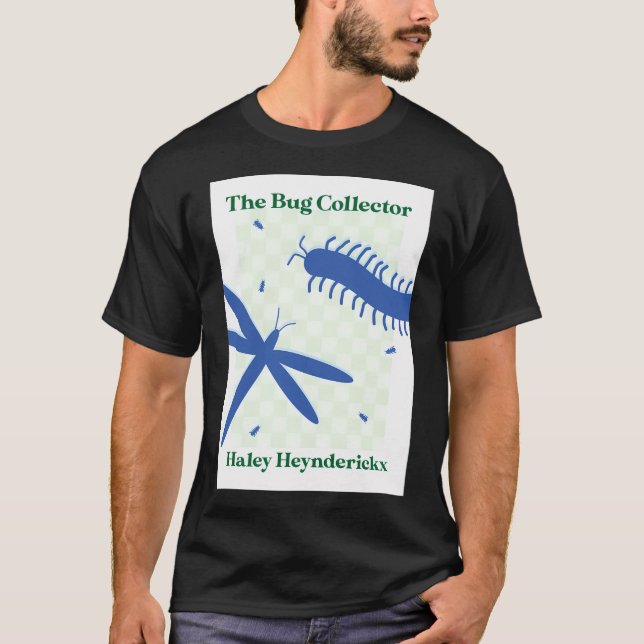 The Bug Collector - Chequered Background T-Shirt (Front)