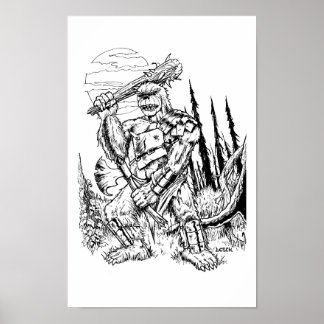 “The Bugbear” - Illustration by Tracy Lesch Poster