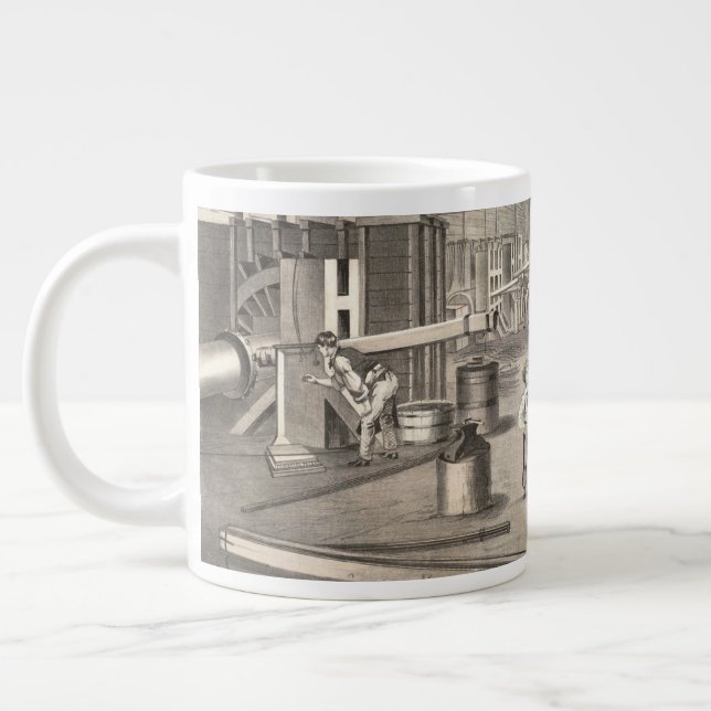The Building Interior Of H.C. Redington & Company Large Coffee Mug (Left)