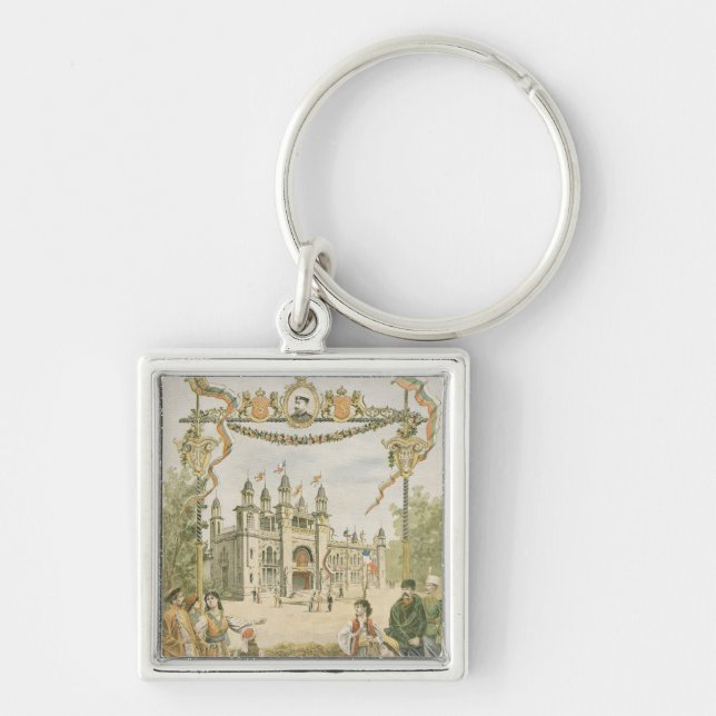 The Bulgarian Pavilion at the Universal Key Ring (Front)