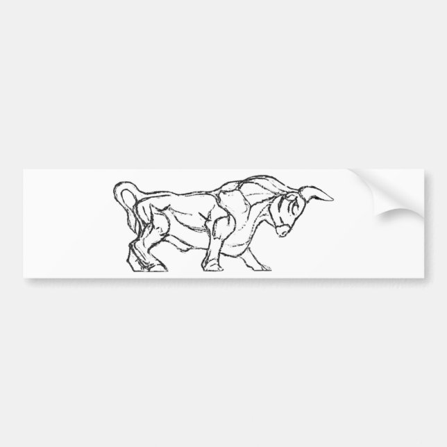 THE BULL BUMPER STICKER (Front)