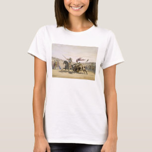 The Bull Following up the Charge, 1865 (colour lit T-Shirt