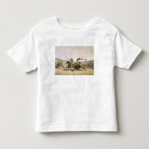 The Bull Following up the Charge, 1865 (colour lit Toddler T-Shirt