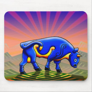 the bull mouse pad