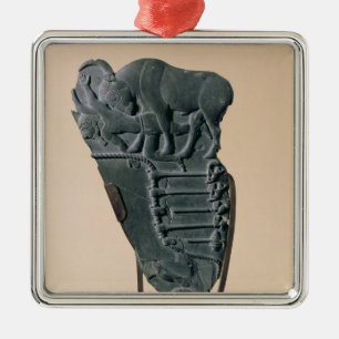 The Bull Palette, from Abydos, c.3500-3100 BC Metal Ornament