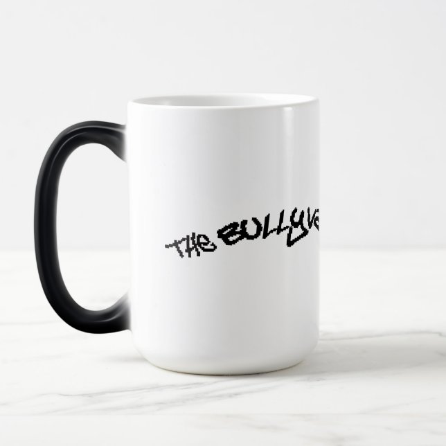 The bullyvard  magic mug (Left)