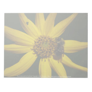 The Bumble and the Sunflower Notepad