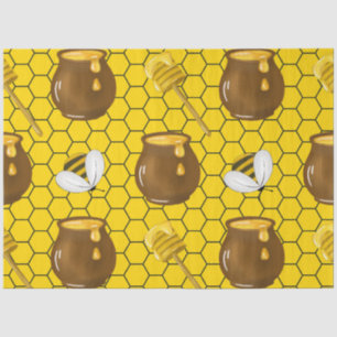 The Bumble Bee and Honey Series Design 15 Tissue Paper