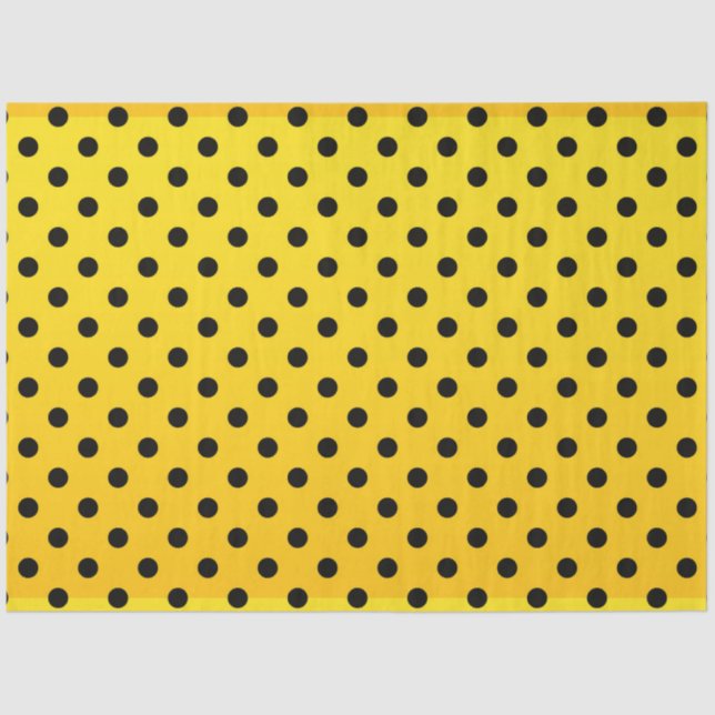 The Bumble Bee and Honey Series Design 17 Tissue Paper (Front)