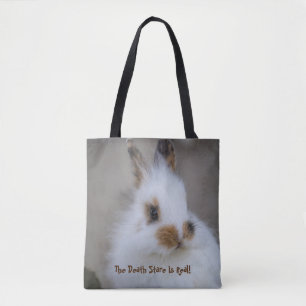 The BUNNY Death Stare is Real! Add Own Photo Tote Bag