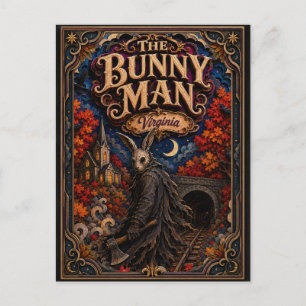 The Bunny Man Virginia Popcut Legends Postcard