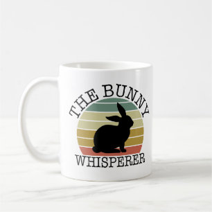 The Bunny Whisperer Shirt, Cool Rabbit Lover Coffee Mug