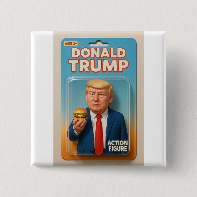 The Burger Baron 15 Cm Square Badge (Front)