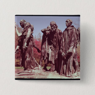 The Burghers of Calais 15 Cm Square Badge