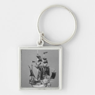The Burghley Nef Key Ring