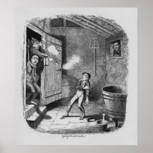 The Burglary from The Adventures of Oliver Poster