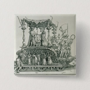 The Burgundian Marriage 15 Cm Square Badge
