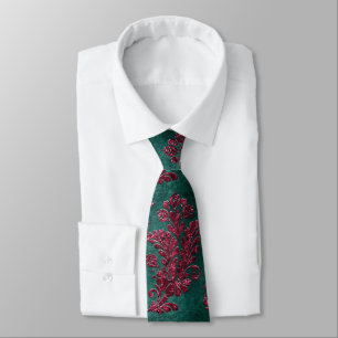 The Burgundy Velvet  Series Design 10  Tie